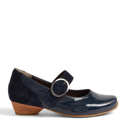 CANDY XW - NAVY-NAVY PATENT SUEDE
