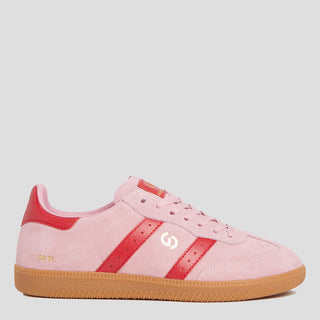 2001 PARALLEL - PINK/RED SUEDE LEATHER SNEAKERS