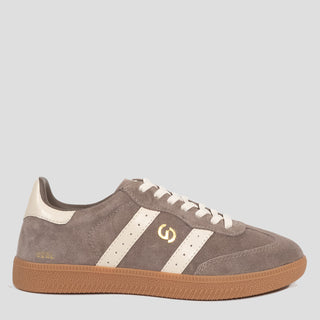 2001 PARALLEL - WALNUT BROWN IVORY SUEDE SNEAKERS
