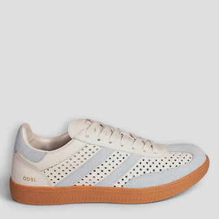 2001 KINDRED - BEIGE LIGHT BLUE LEATHER SNEAKERS