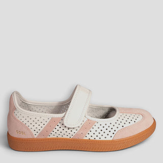 2001 PARLAY - BEIGE LIGHT PINK MARY-JANE FLATS