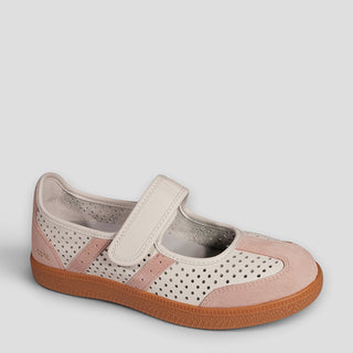 2001 PARLAY - BEIGE LIGHT PINK MARY-JANE FLATS