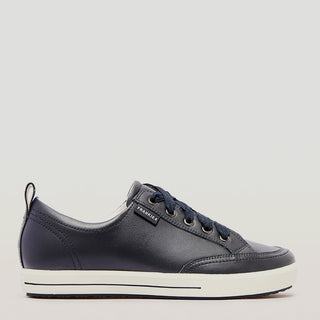 ELLIE V - NAVY LEATHER SNEAKERS