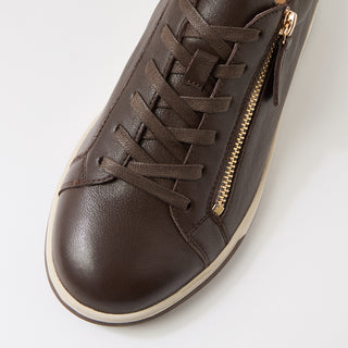 AITO XF - CHOCOLATE LEATHER SNEAKERS