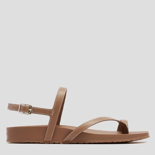 AMALFI - TAN LEATHER SANDALS