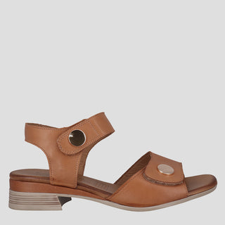ANNIKA - TAN LEATHER SANDALS