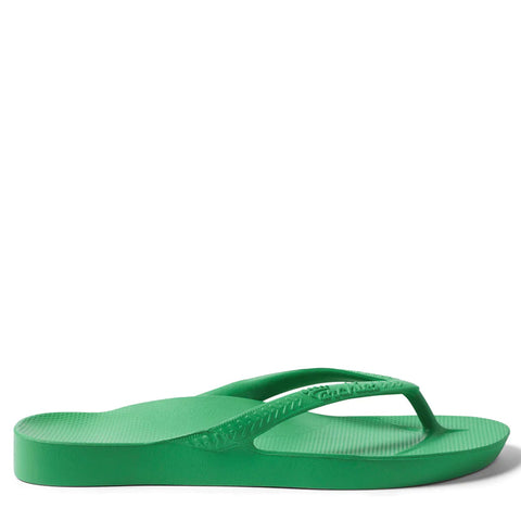 ARCH SUPPORT THONGS - KELLY GREEN
