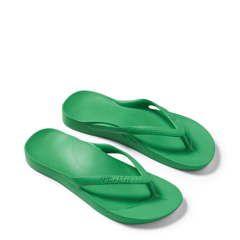 ARCH SUPPORT THONGS - KELLY GREEN