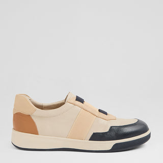ARDER XF - NAVY-ALMOND MULTI LEATHER SNEAKERS