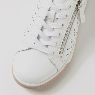 AURIE XF - WHITE LEATHER SNEAKERS