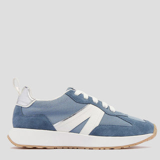 AXEL II - DENIM LEATHER SNEAKERS
