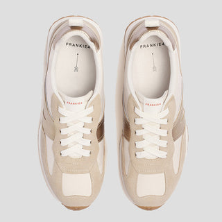 AXEL II - GOLDEN SAND LEATHER SNEAKERS