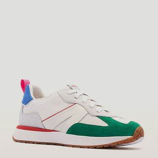AXEL II - BOLD MIX LEATHER SNEAKERS