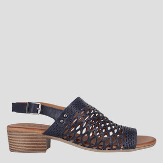 ALACA - NAVY LEATHER SANDALS