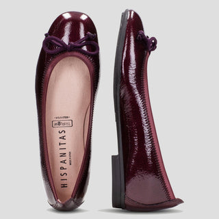 BASIL - RIOJA  LEATHER FLATS