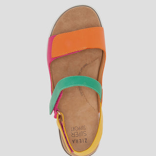 BENJI XW - BRIGHT MULTI LEATHER SANDALS