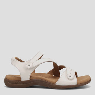 BIG TIME - WHITE LEATHER SANDALS