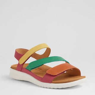 BOYDE XW - BRIGHT MULTI LEATHER SANDALS