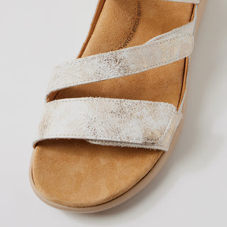 BOYDE XW - IVORY FIREWORKS LEATHER SANDALS
