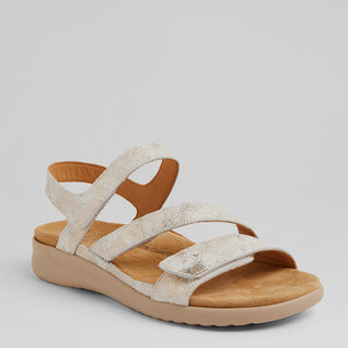 BOYDE XW - IVORY FIREWORKS LEATHER SANDALS