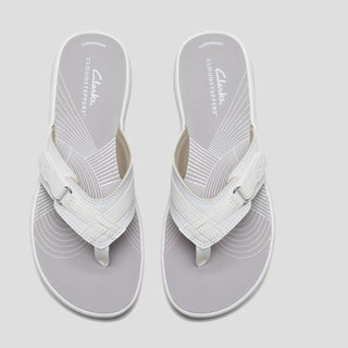 BRINKLEY SEA - WHITE SANDAL THONGS