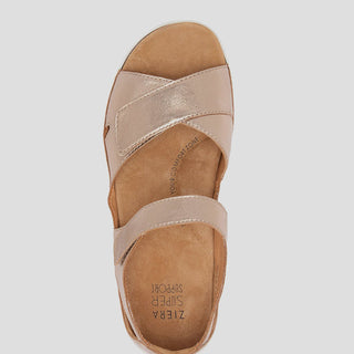 BRONN XW - CHAMPAGNE LEATHER ALMOND SOLE SANDALS