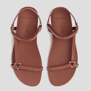 BRONTE - RICH TAN LEATHER SANDALS