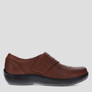 CANCUN - MOCHA LEATHER CASUAL FLATS