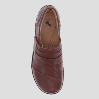 CANCUN - MOCHA LEATHER CASUAL FLATS
