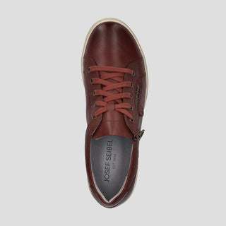 CAREN 12 - BORDO LEATHER SNEAKERS