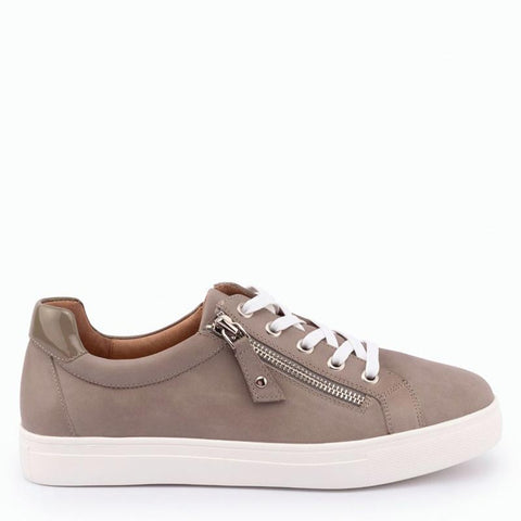 CHARLIE  - TAUPE LEATHER