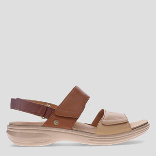 COMO - TAN MULTI LEATHER SANDALS