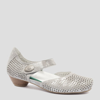 DARLENE - METALLIC LEATHER HEELS