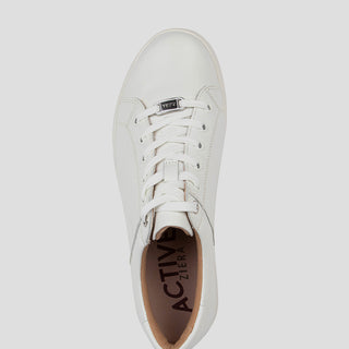 DELILAH XF - WHITE LEATHER SNEAKERS