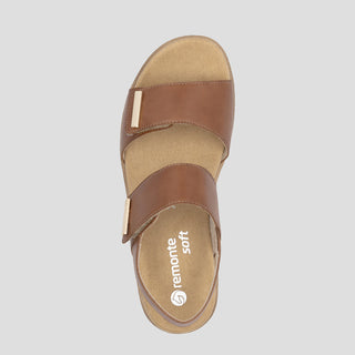 DOQ59 - NUTMEG LEATHER SANDALS