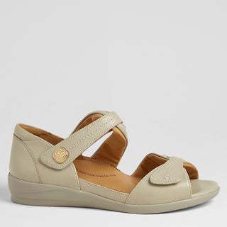 DOXIE W - ALMOND LEATHER SANDALS