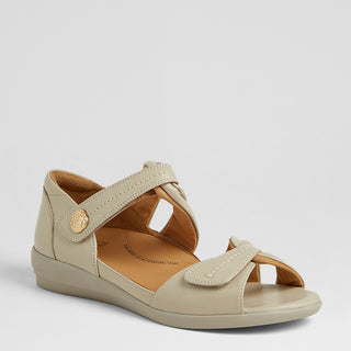 DOXIE W - ALMOND LEATHER SANDALS