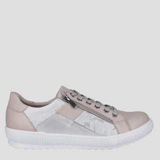 EG80XW - TAUPE LEATHER SNEAKERS