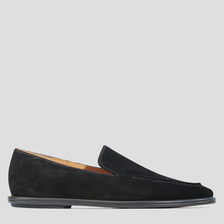 FELICITY - BLACK SUEDE FLATS