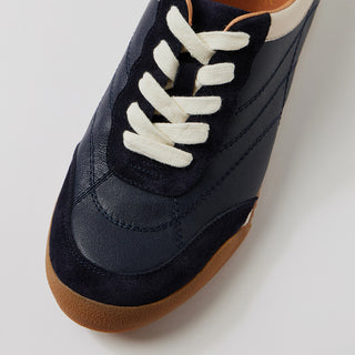 FLINCHES XW - NAVY-VANILLA LEATHER SNEAKERS