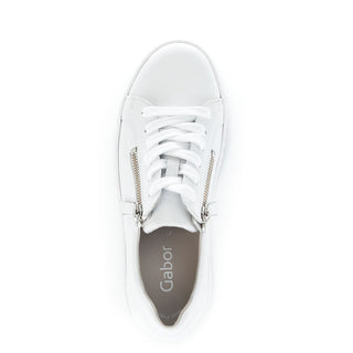 G23.200 - WHITE LEATHER SNEAKERS - FINAL SALE
