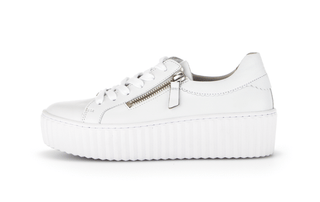 G23.200 - WHITE LEATHER SNEAKERS - FINAL SALE