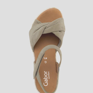G82.712 - SCHILF SUEDE WEDGE HEEL SANDALS