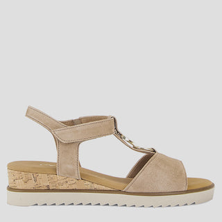 G82.754 - SAND SUEDE SANDALS