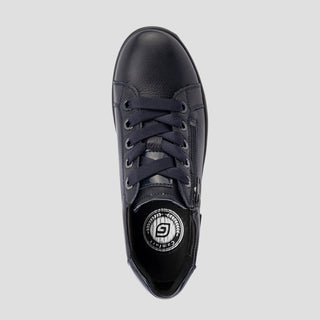 P-912 - NAVY LEATHER SNEAKERS