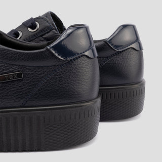 P-912 - NAVY LEATHER SNEAKERS