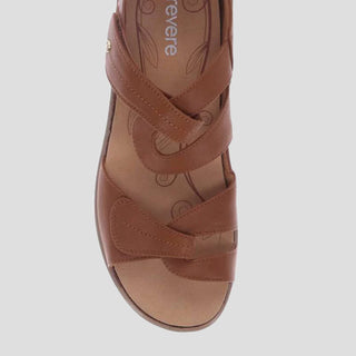 GENEVA - TAN LEATHER SANDALS