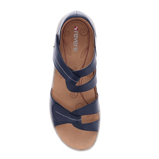 GENEVA - BLUE FRENCH LEATHER SANDALS