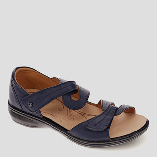 GENEVA - ROYAL BLUE LEATHER SANDALS