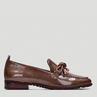 GENOVA - AVELLANA LEATHER LOAFER  FLATS